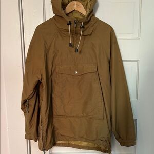 Men's Battenwear Scout Anorak .Tan Hooded Jacket. Size Medium